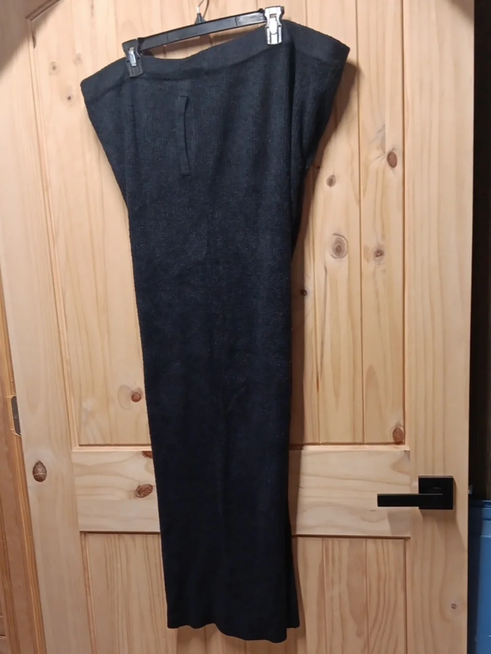 Barefoot Dreams Cozy Chic Lite, Knit Draped Cardigan with Wide-Leg Pants EUC